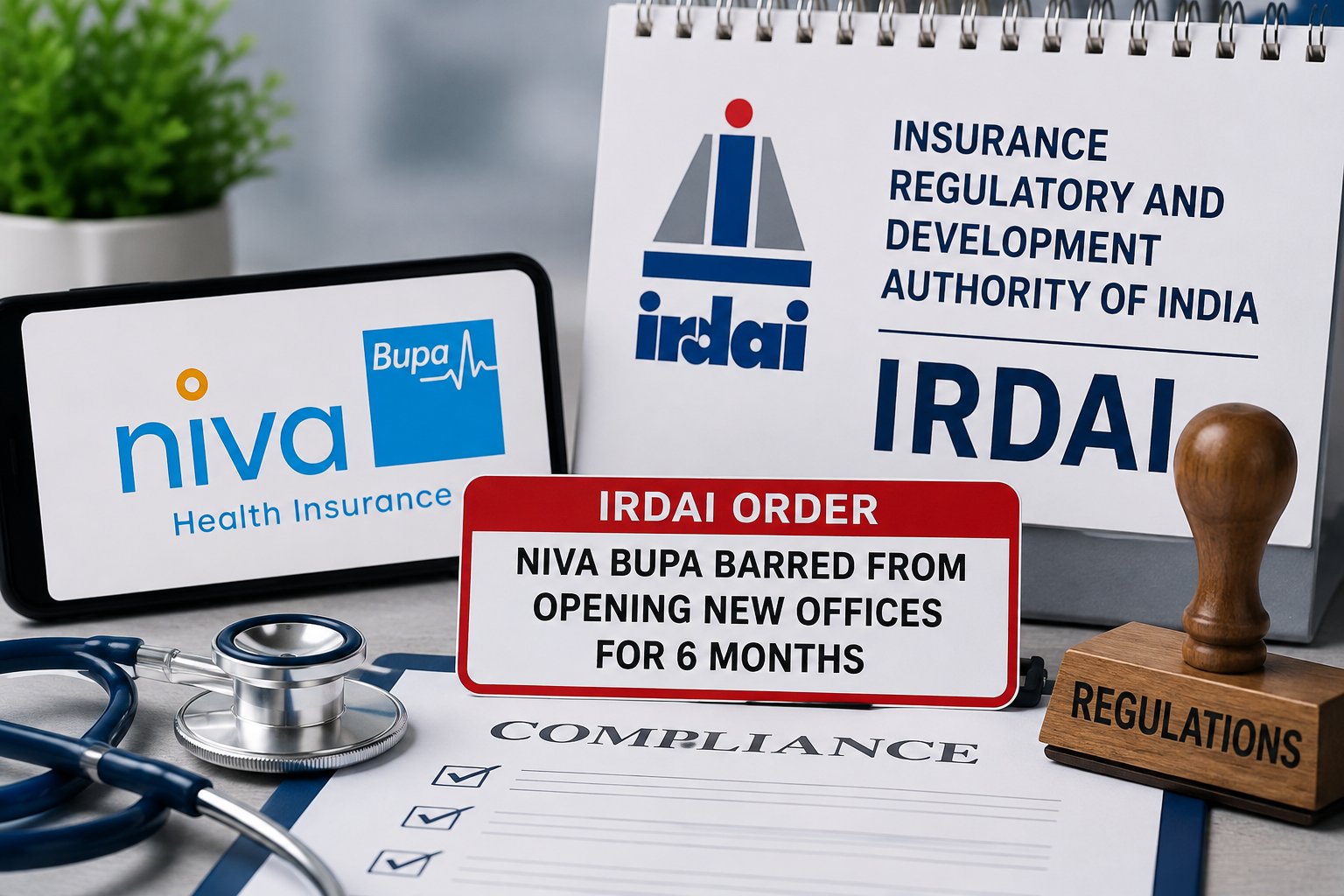 IRDAI Bars Niva Bupa From Opening New Offices for 6 Months: What It Means for Policyholders – NewEdgePolicy